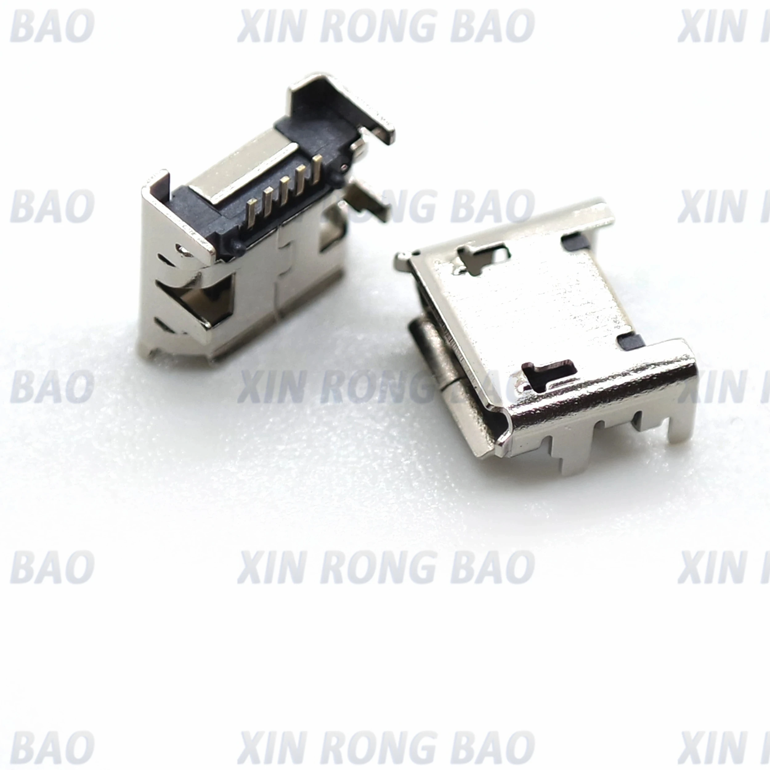 

Партия 30 штук высококачественных аксессуаров для USB-портов для зарядки, обжимной штырь B-типа с разъемом для колонки