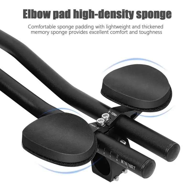 Аэродинамические перекладины из алюминиевого сплава черный велосипедный