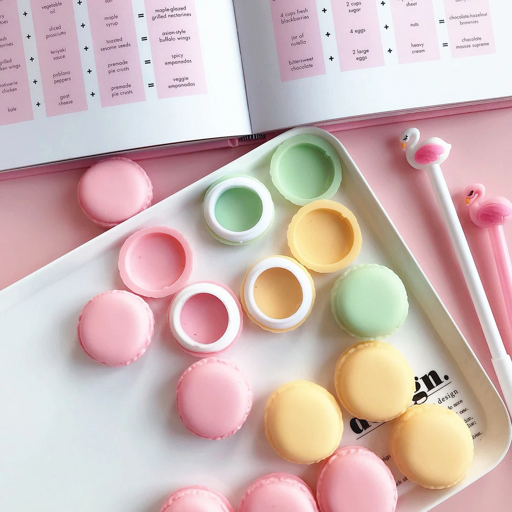 

Macaron Storage Box Jewelry Packaging Display Pill Case Candy Color Organizer Home Decoration Small Carrying Case Outdoor Traval