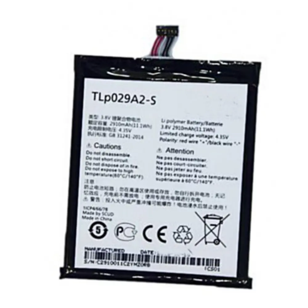 Высококачественная сменная литий-ионная батарея 2910mAh TLp029A2 TLP029A2-S для Alcatel One Touch Idol 3 I806 6045Y 6045K