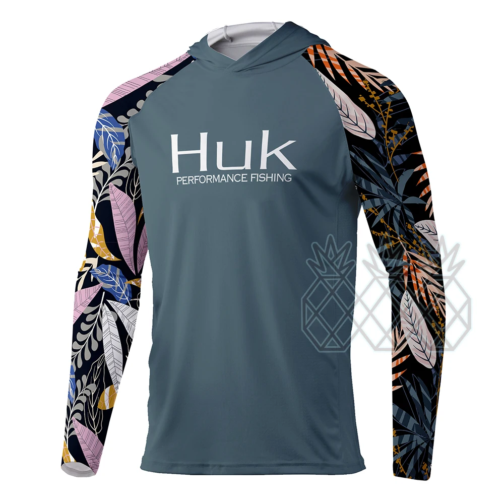 

Hot Fishing Shirts Hoodie Men Long Sleeve UV Protection Tops UPF 50 Summer Performance T Shirt Jersey