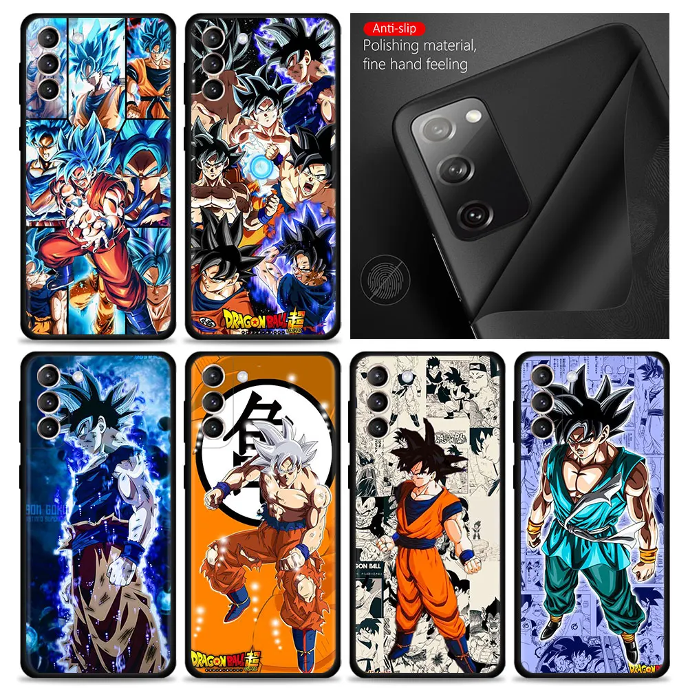 

Phone Case For Samsung S21 S20 FE S22 Ultra S10 S9 S8 Plus S10e Note 20 Ultra 10 Plus Smartphone Capa Son Goku and Frieza comics
