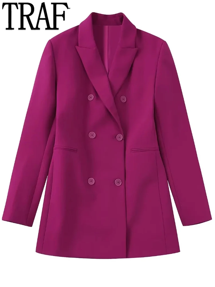 

Платье-Блейзер женское короткое, двубортное, с длинным рукавом