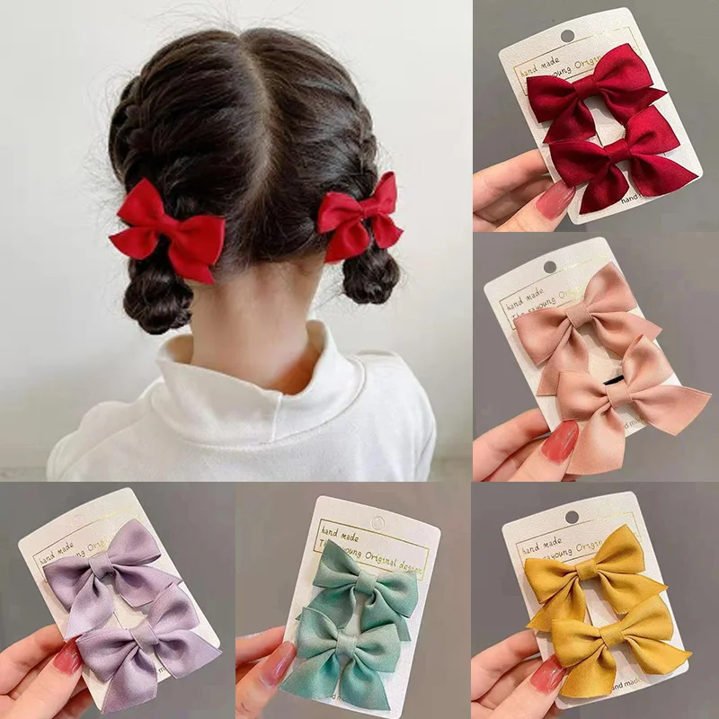 

Baby Girl Headwear Korean HairbandB ow Sweet Hair Clips Fashion Cute Princess Hairpin Children Hair Accessories Birthday Gift