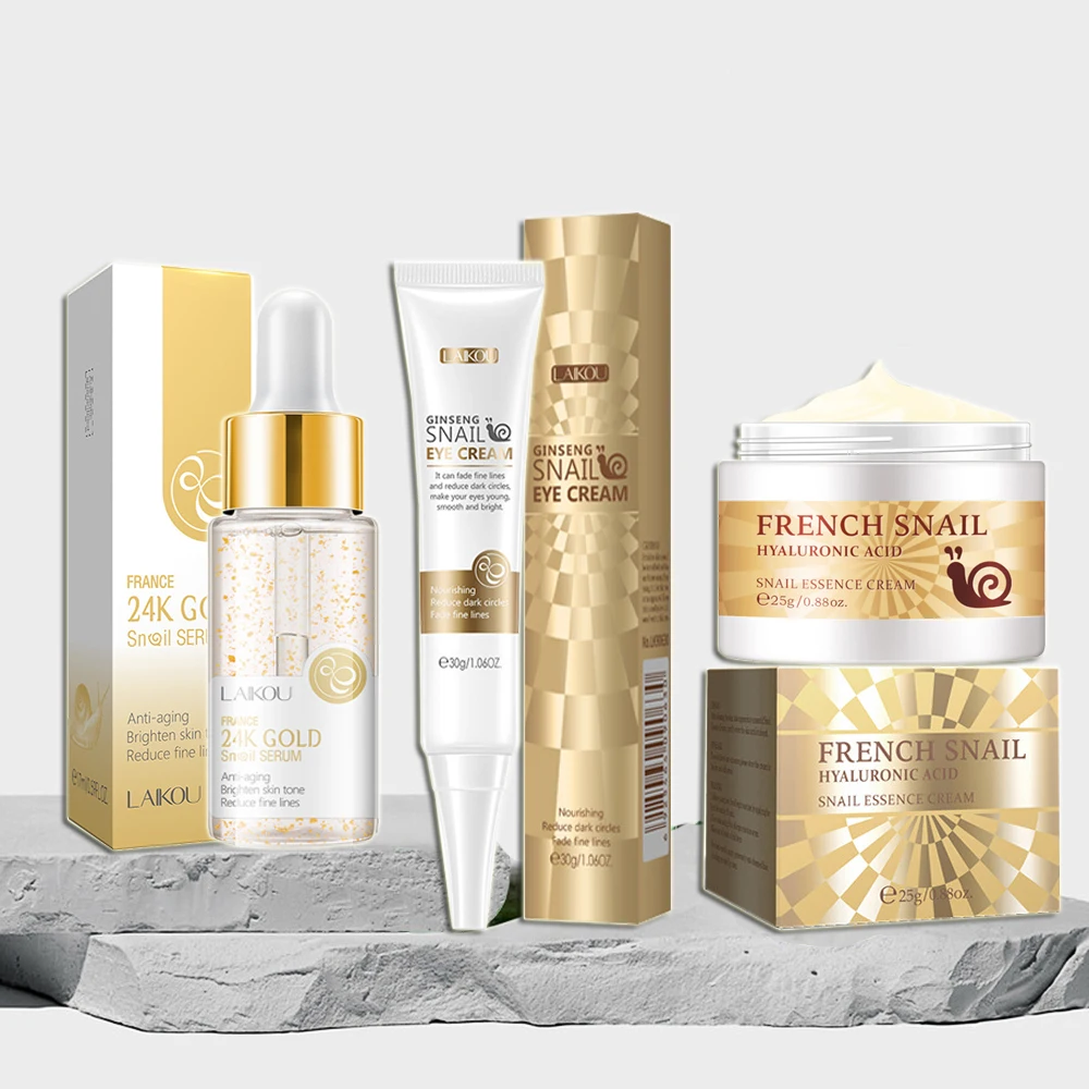 Set Eye Cream Beauty  Facial Essence Korean Skin Care Product