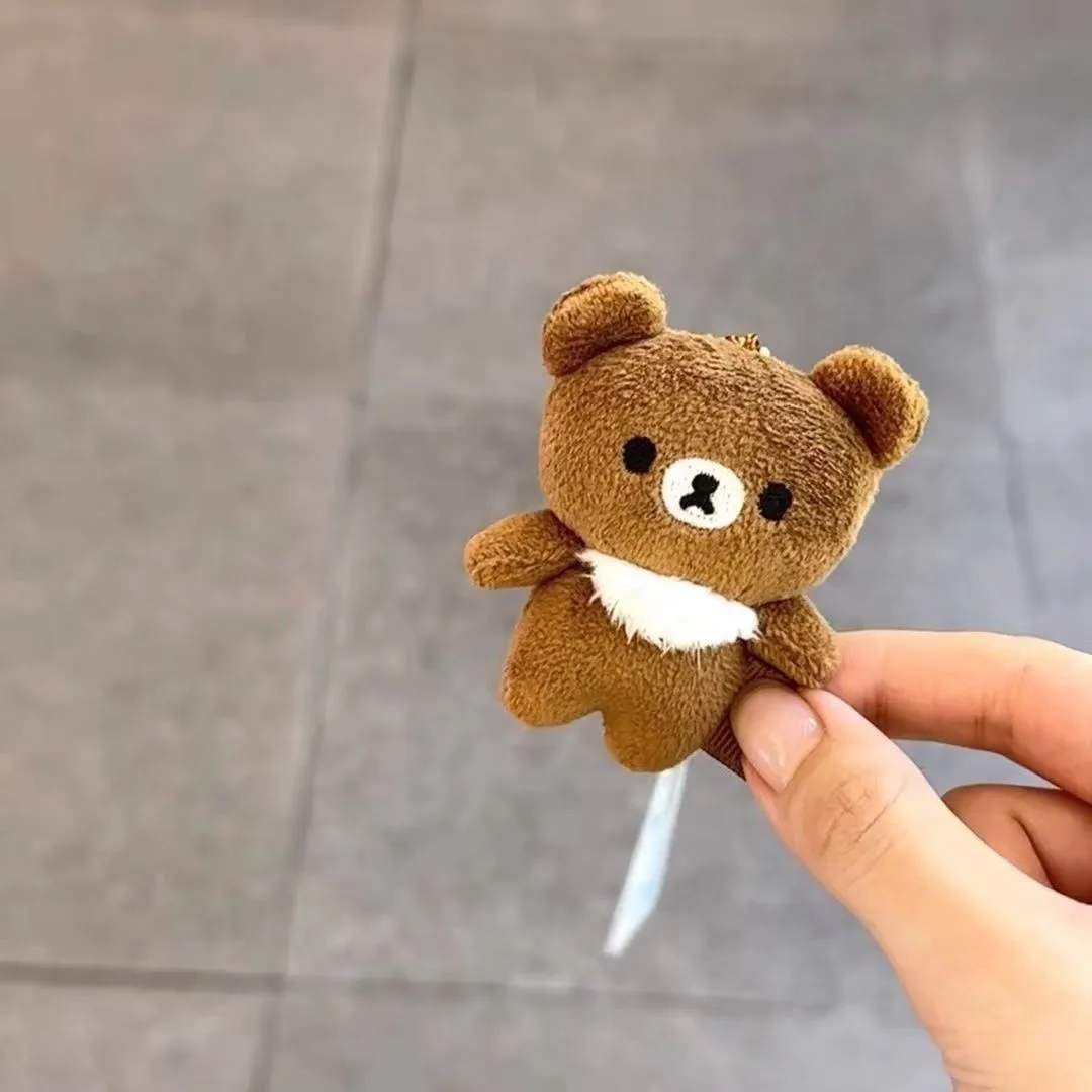 Новый кавайный мультфильм Rilakkuma плюшевая кукла кулон брелок украшение для рюкзака пара милые детские игрушки Рождественский подарок для девочек (art.: 3920ca5d79e1e) - 3920ca5d79e1e