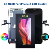 100 new gx oled for iphone x lcd with touch screen digitizer assembly gx oled for iphone x lcd display screen replacement parts