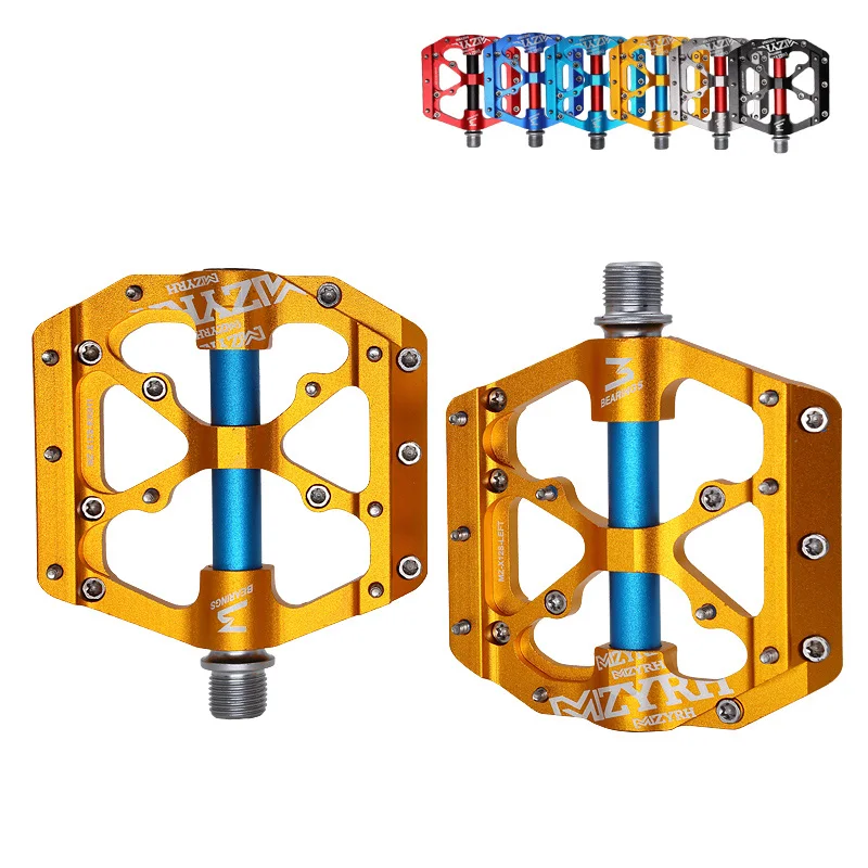 

Велосипедные педали с 3 подшипниками, ультралегкие, Нескользящие, с ЧПУ, для BMX, горных и шоссейных велосипедов, велосипедные педали с уплотненными подшипниками