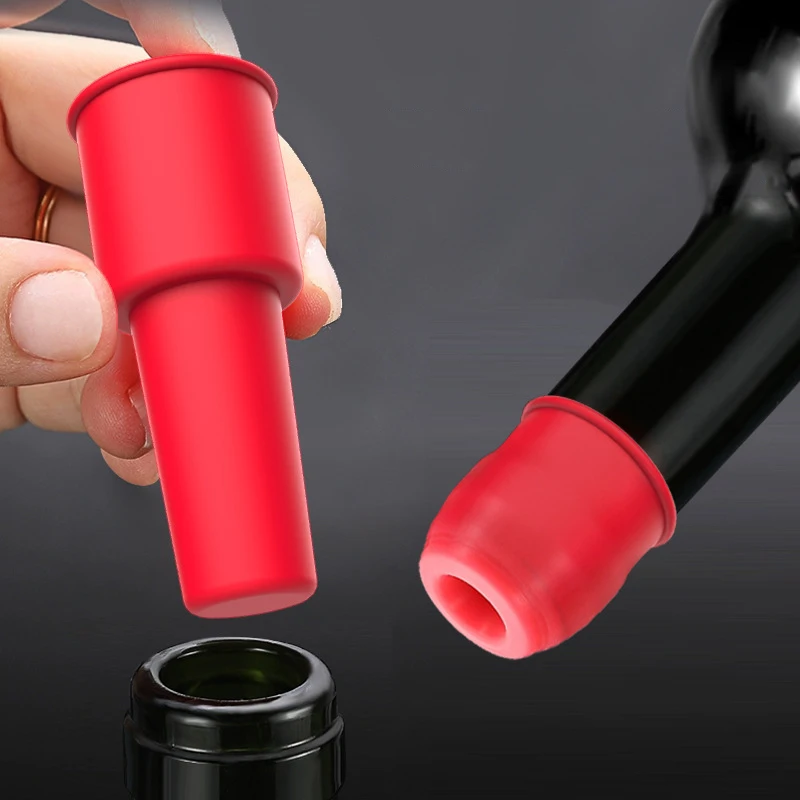 Двойная пробка для бутылки вина с защитой от падения