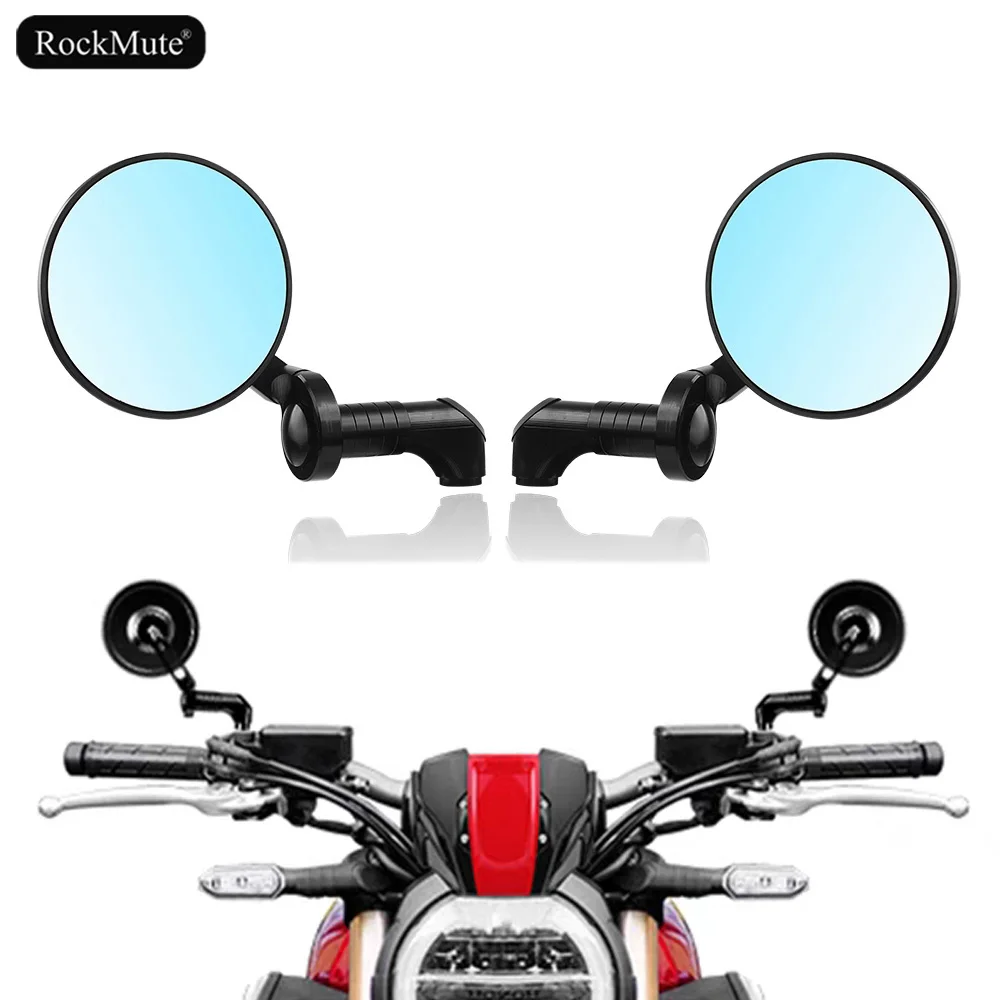 Круглое Ретро Зеркало заднего вида для Aprilia TUAREG TUONO 660 1100 V4 SHIVER 750 900 DORSODURO MANA зеркало