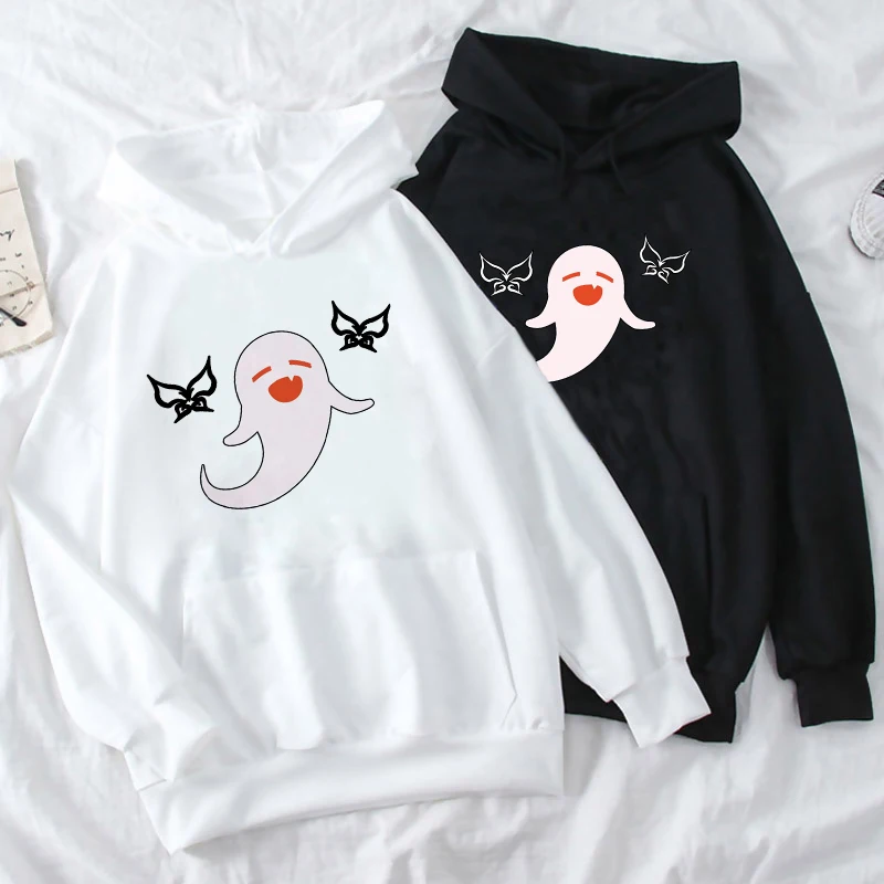 

Xiao Genshin Impact Hoodies Men Kawaii Cartoon Harajuku Genshin Streetwear Hip Hop Hu Tao Graphic Hoody Unisex Sweatshirts Male