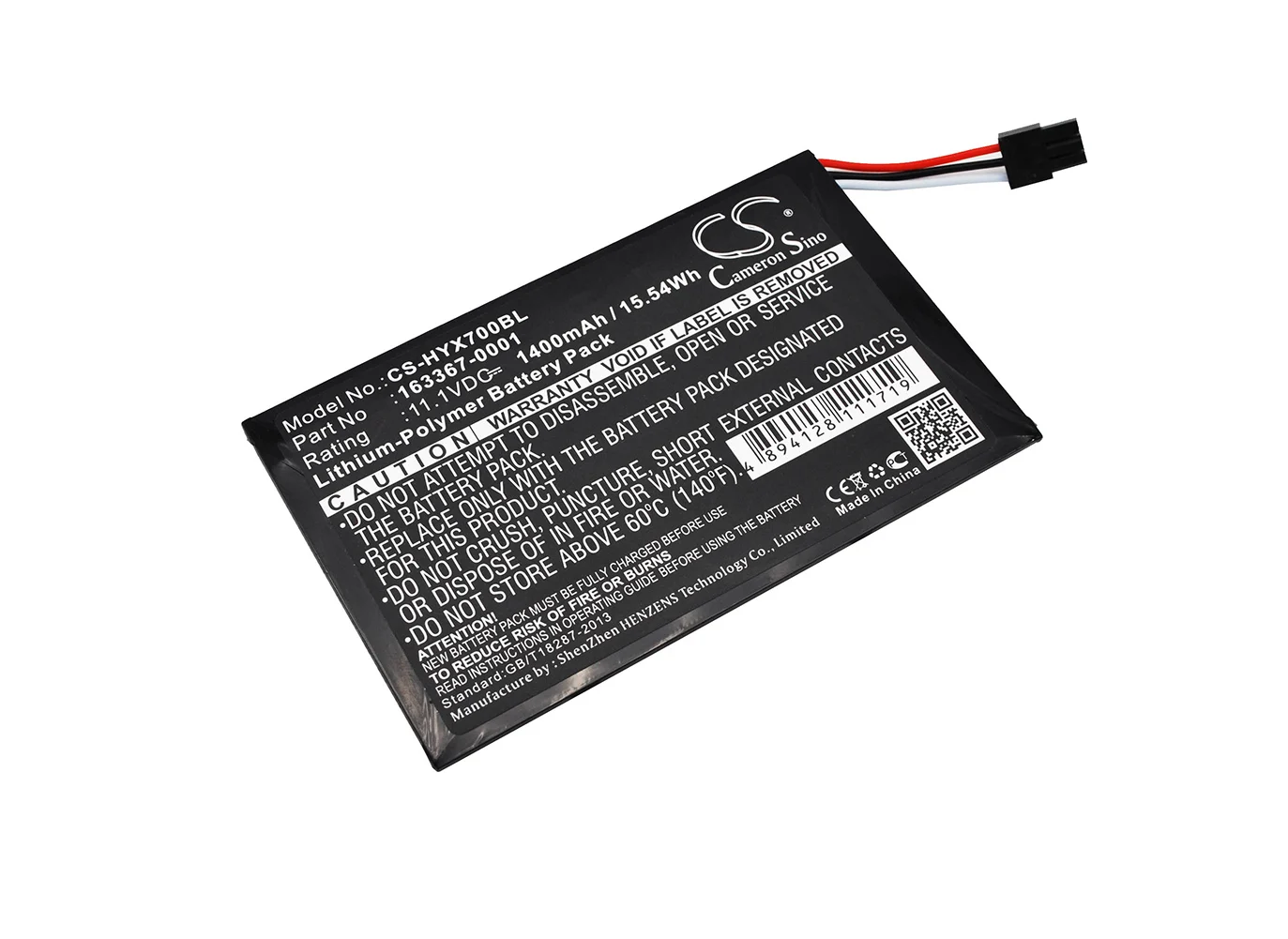 Аккумулятор Cameron Sino 1400mA для Honeywell TX700 TX800 163367 0001|Цифровые аккумуляторы| |