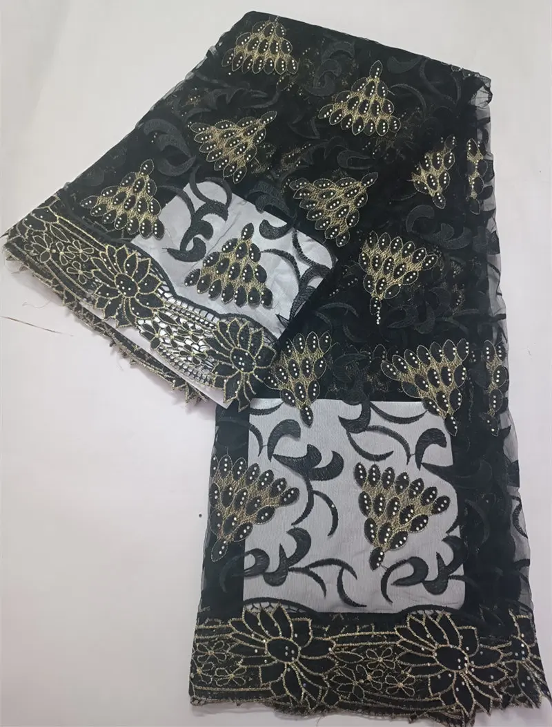 

2023 High Quality Swiss Voile Lace 5 Yards African Soft 100% Cotton Lace Fabric Dubai Style For Nigerian Garment Sewing