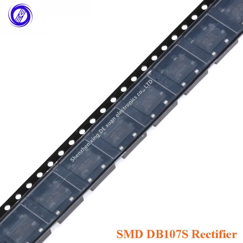 

100pcs Original SMD DB107S 1A 1000V Silicon Bridge Rectifier