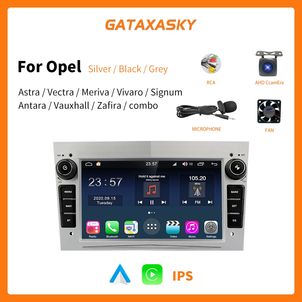 

GATAXASKY for Opel Para Astra Meriva Vectra Antara Zafira Corsa Carplay Gps Stereo Car Android Multimedia 2Din Radio Navigation