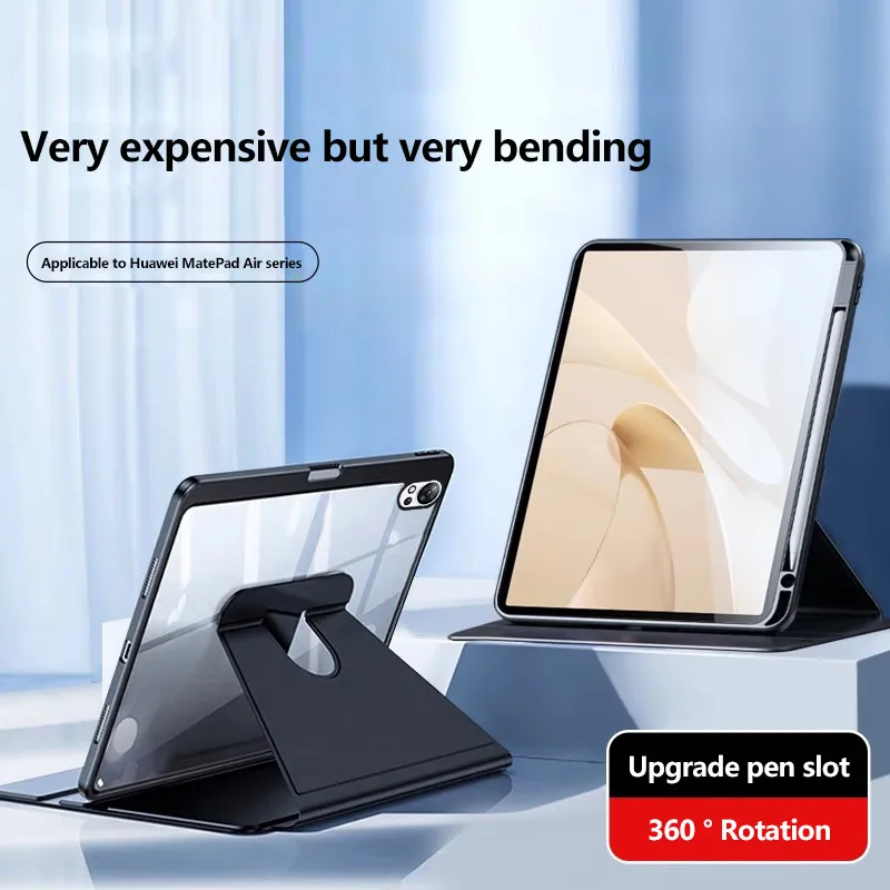 Вращающийся чехол для Honor Pad GT Pro 12 3 дюйма 2024 9 9Pro 1 MagicPad 2 13 8 X8a X9 X8 Lite акриловый