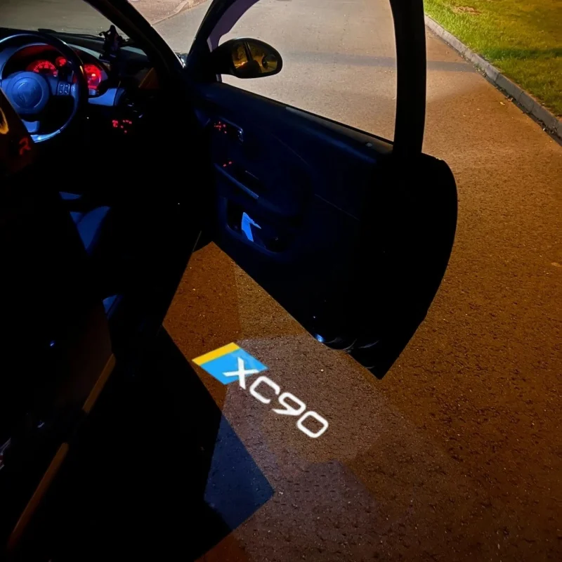 Светодиодная лампа с логотипом двери автомобиля добро пожаловать проектор