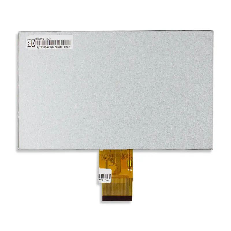 7-дюймовая LVDS 50-контактная ЖК-панель управления яркостью 250 фотография 1024*600