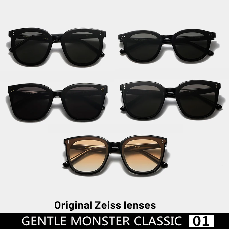 2023 Gentle Monster Sunglasses Only Agail 01 Black Frame Black Zeiss Lenses