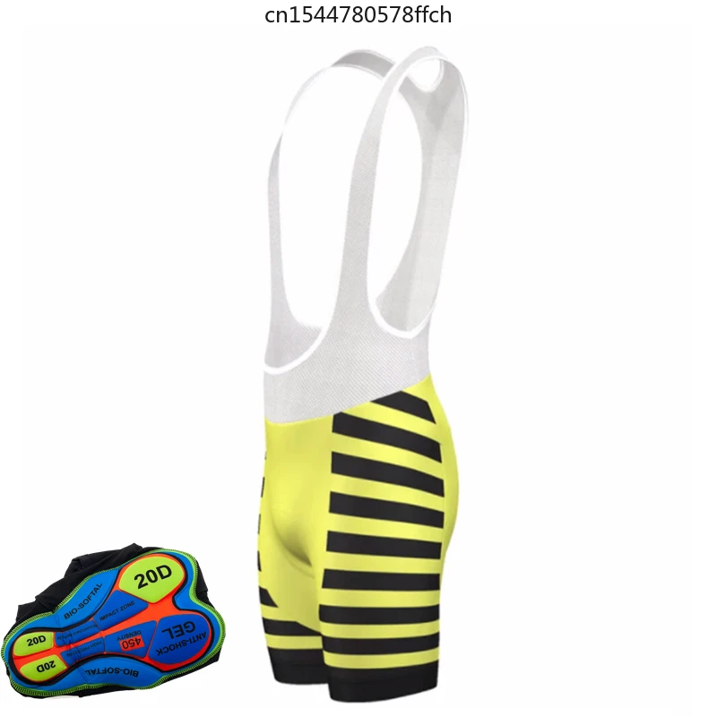 

Cycling Bib Shorts Men Gel Thick Shockproof Pad Men Cycling Shorts 6 Hours Ride Pro Lycra Men's Cycling Bretelle