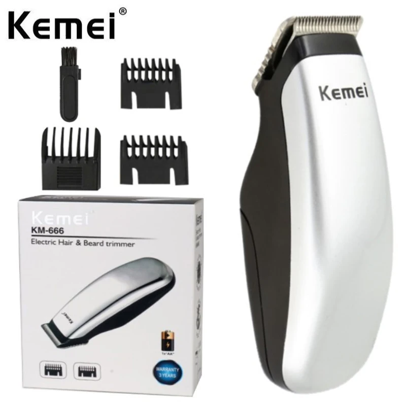 

Мини-машинка для стрижки волос Kemei KM-666, мини-триммер, машинка для стрижки бороды, бритва для мужчин, стильный инструмент