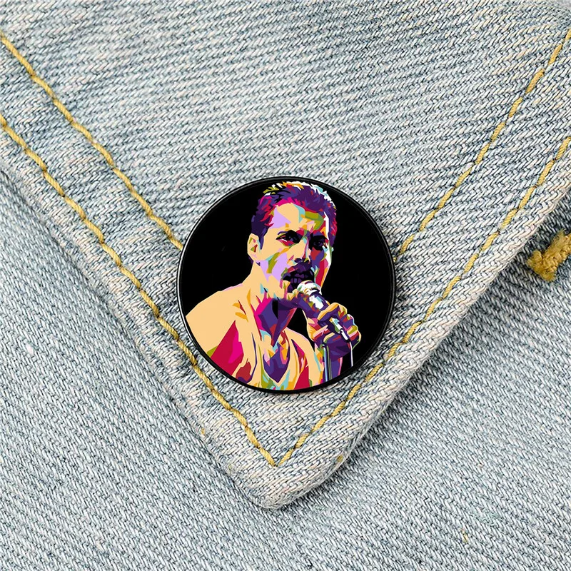 

Simply Freddy Printed Pin Custom Funny Brooches Shirt Lapel Bag Cute Badge Cartoon Cute Jewelry Gift for Lover Girl Friends
