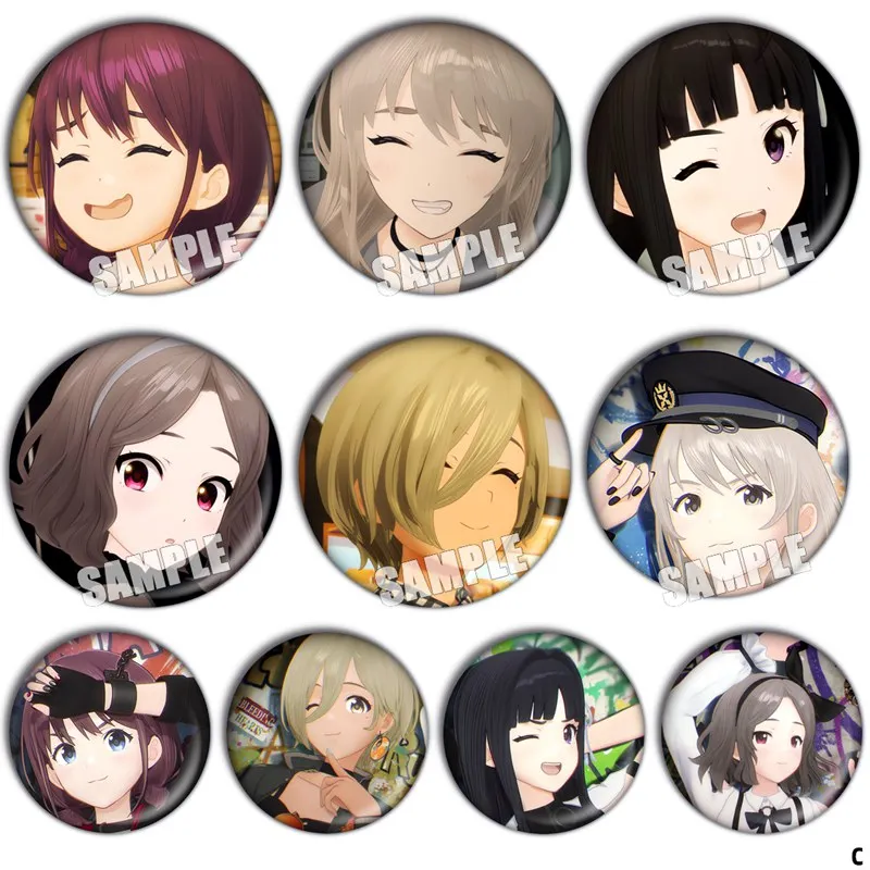 58 мм ремешок для девочек булавки броши металлические значки