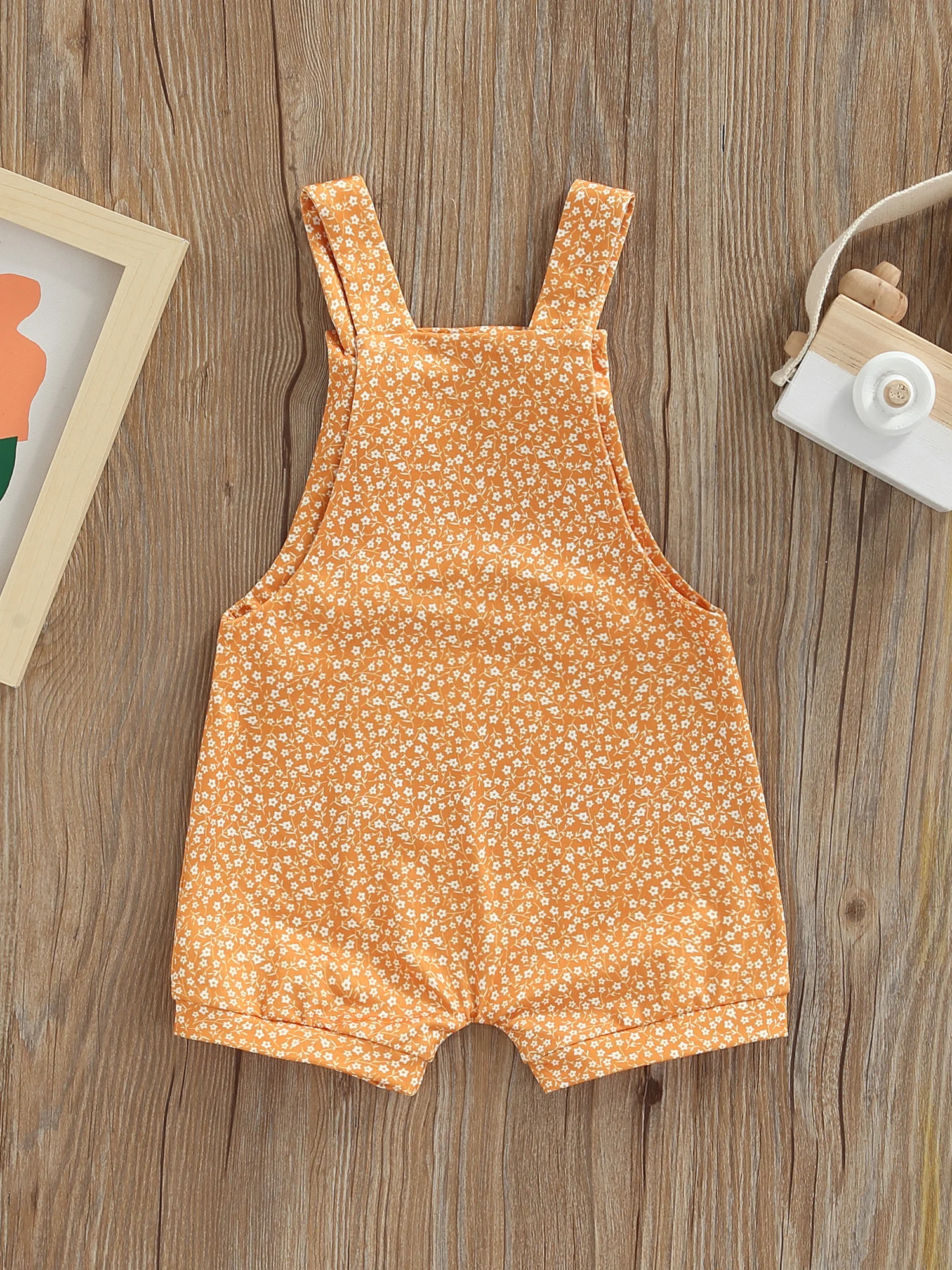 

Cute and Stylish Infant Girl s Floral Overalls Adorable Jumpsuit with Flower Romper Outfit