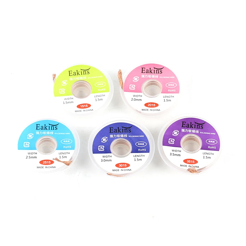 

The Best BGA Desoldering Braid Solder Wire Stick1515/2015/2515/3015/3515 wick/Soldering Accessory 5pcs/lot Free shipping