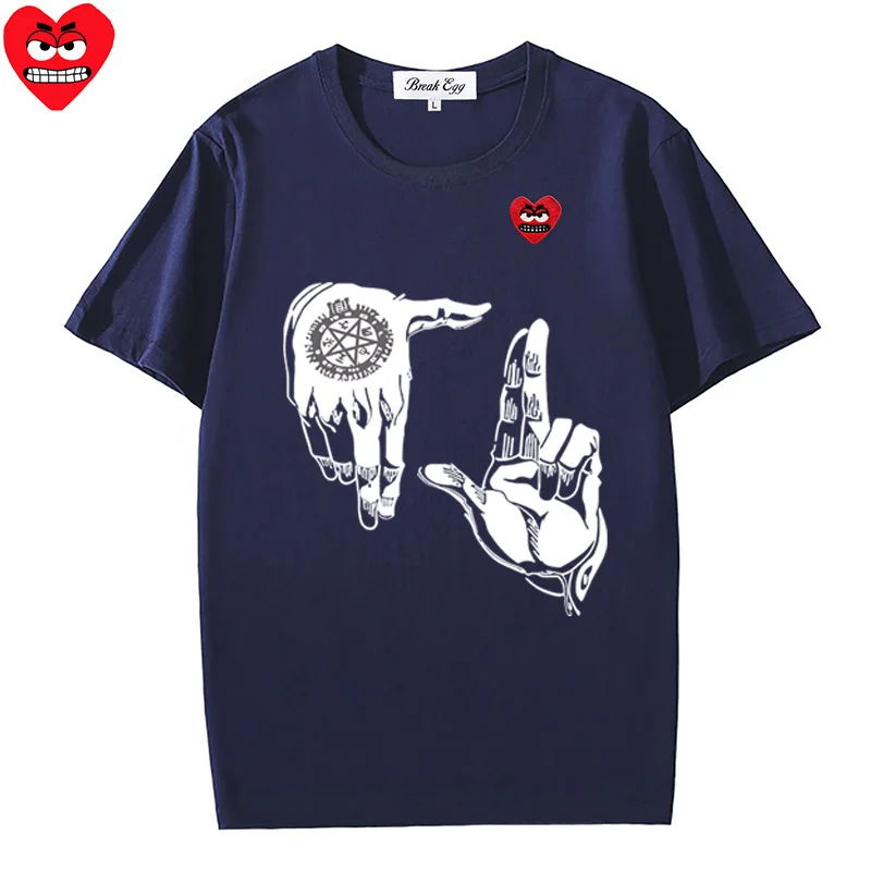 Черно-белая женская и мужская футболка с принтом пальмы хлопковая милая прямая