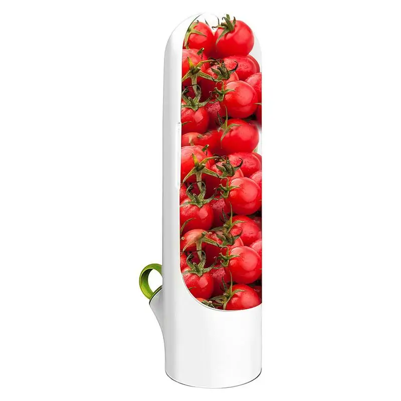 

Multifunction Refrigerator Fruit Vegetable Crisper Vanilla Fresh Herb Keeper Herb Storage Container Storage Utensil Kitchen