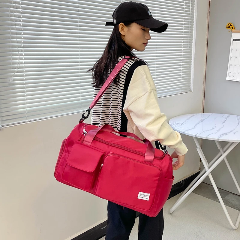 Multi-Functional Travel Bag Large Capacity Dry And Wet Separation Independent Shoe Warehouse Business Cross-Slung Storage Bag M4