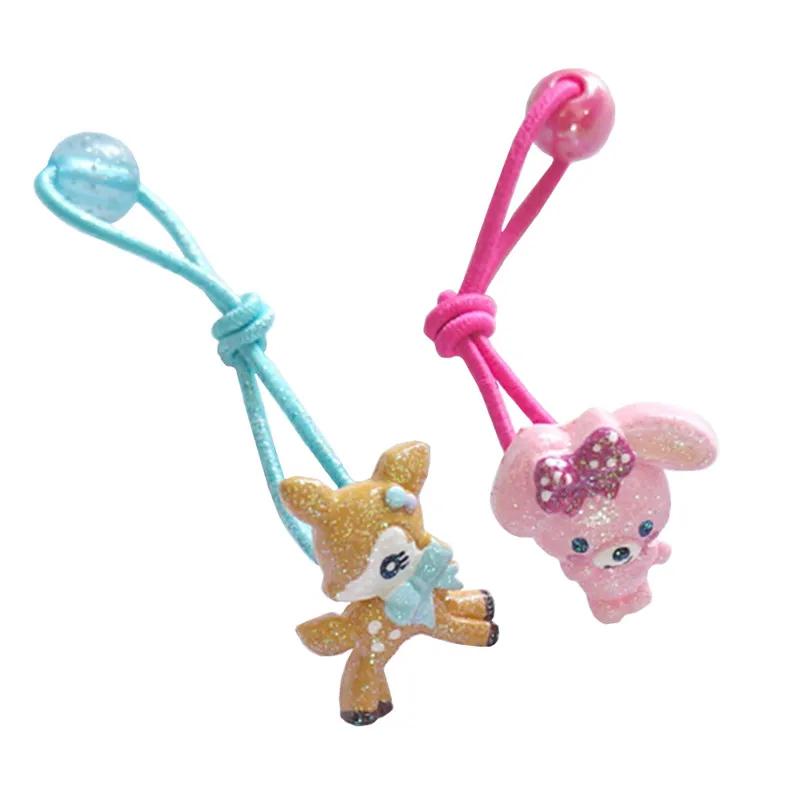 2 шт./комплект резинки для волос с бантом