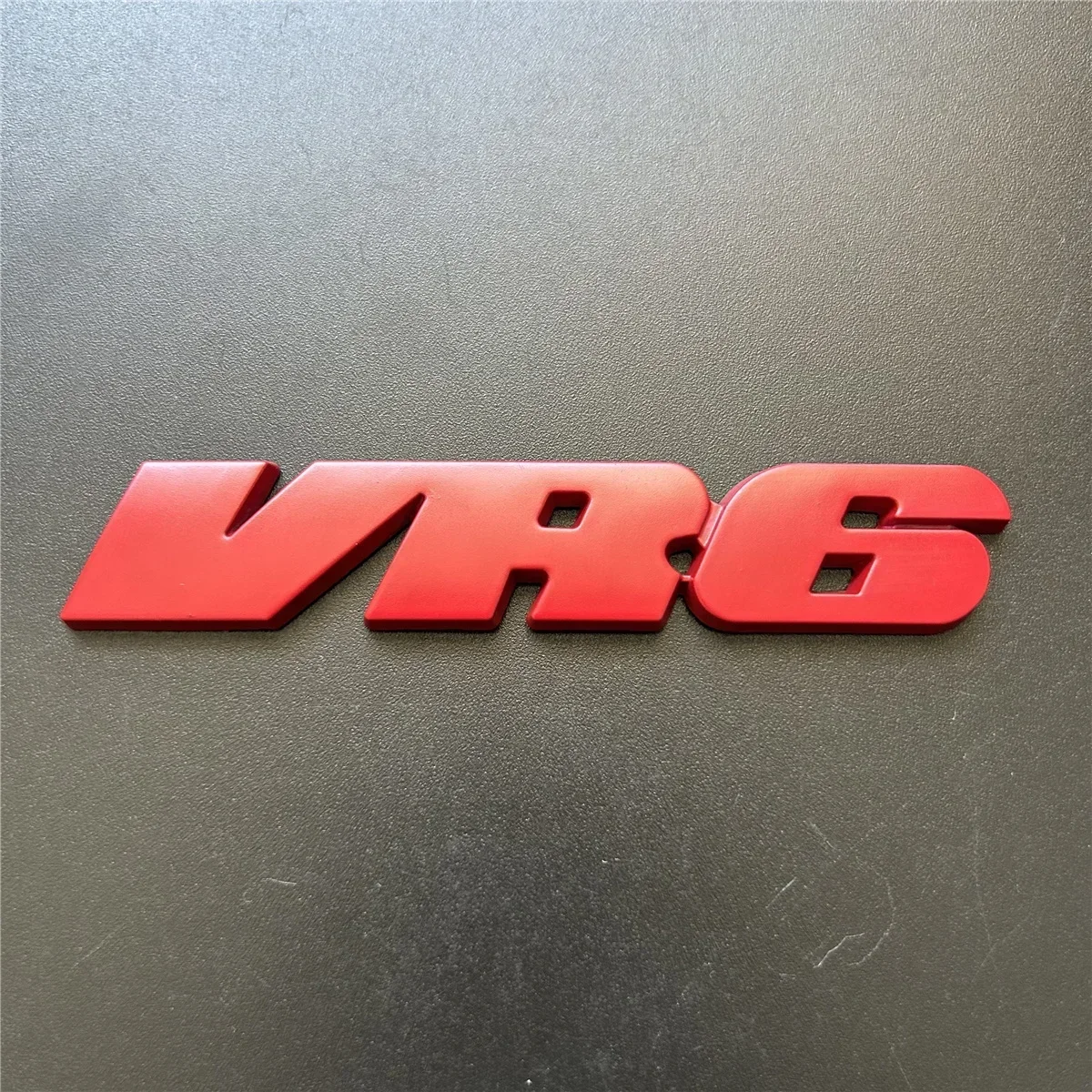 Стайлинг автомобиля 3D VR6 Металлическая хромированная эмблема из цинкового