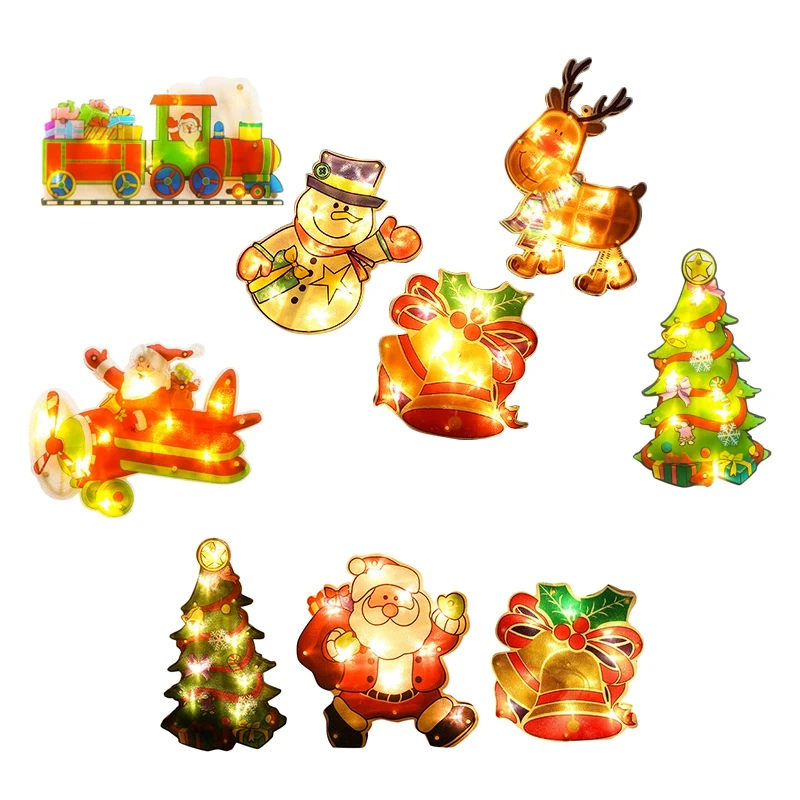 

Window Lights LED Decorative Novelty Hanging Lights For Indoor Christmas Tree Party Decor Christmas Window Lights