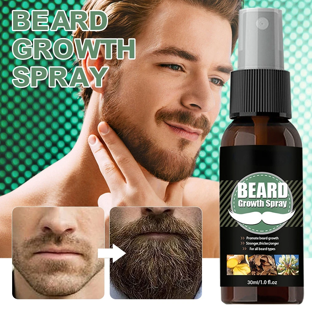 Fast Hair Growth Essential Oils Essence Serum For Thicker Fuller Beard Moisturizing Hair Growth Oil