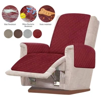 recliner chair slipcover mat pet sofa protective covers anti slip washable sofa couch cover side pocket armchair throw mat