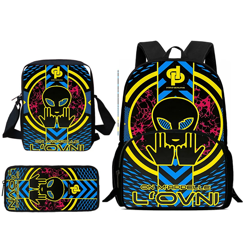 Детские рюкзаки Рэпер JuL Cɾst Pas Des Lol Сумка на плечо Пенал для школьников Большая