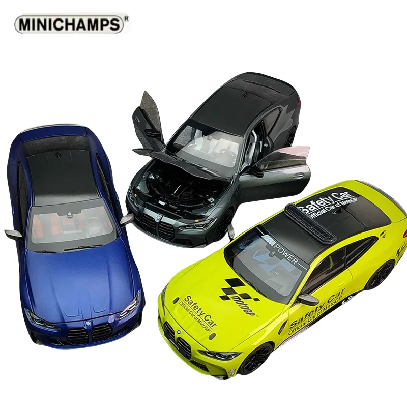 Модель литая статическая автомобиля 1:18 BMW M4 M3 из сплава детская коллекция