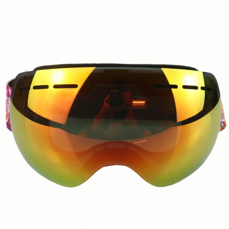 Winter Ski Snowboard Skiing Eyewear Big Vision Profession Spherical Mask Skiing Men Women Snow Snowmobile Eyewear Sci Glasses