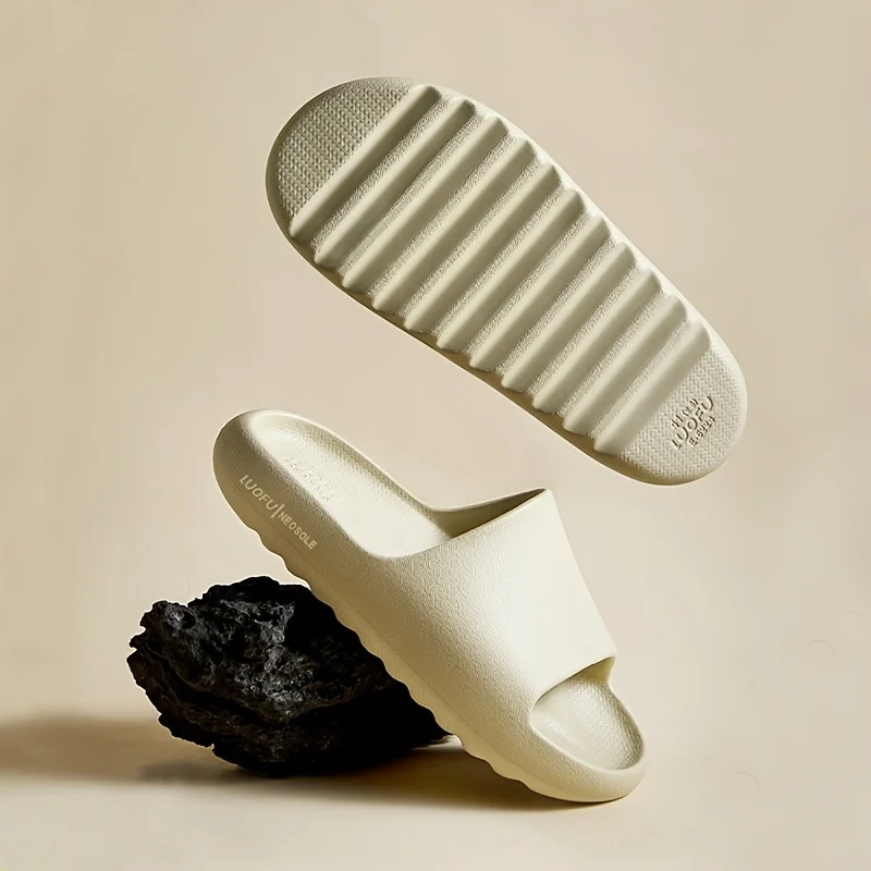 Тапочки LUOFU мужские с поддержкой свода стопы удобные нескользящие сандалии на