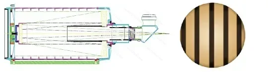 GSO 6-дюймовый гиперболоидный складной астрономический телескоп F9 RC