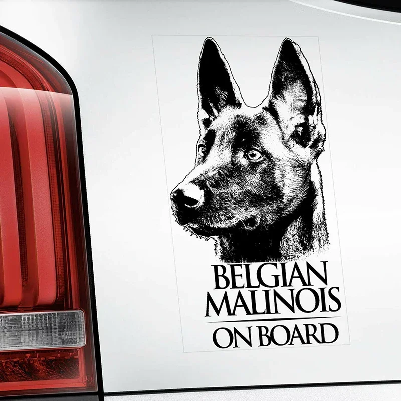 Бельгийская прозрачная виниловая наклейка Malinois для окна, знак овчарки Mechelaar, художественный принт для наклеек Nissin (art.: 3920cd027f8bb) - 3920cd027f8bb