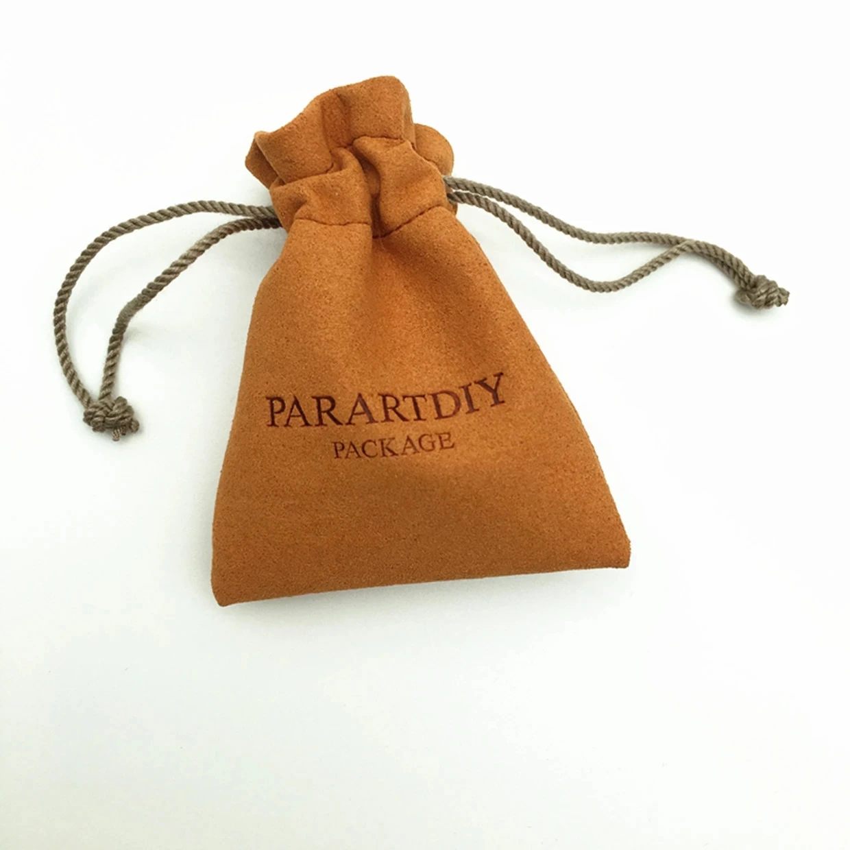 50pcs personalized color logo drawstring bag custom bagging bag jewelry pouch necklace bag suede bag skin care product pouch