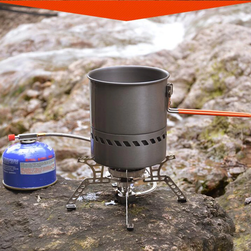 

Bulin Outdoor Single Pot 1.5L Pot Camping Pot Cookware Pot Set Portable Folding Picnic Cooking Set Camping Accessories