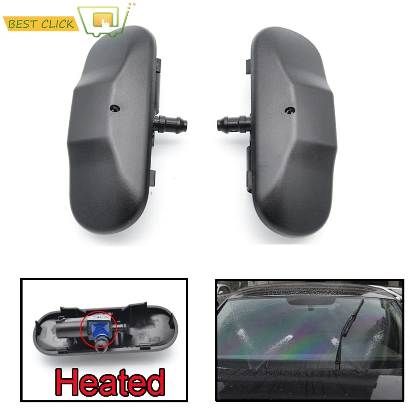 

Misima пара форсунок омывателя переднего стекла с подогревом для VW Tiguan Amarok Scirocco Passat B6 EOS Touran Sharan Caddy Jetta