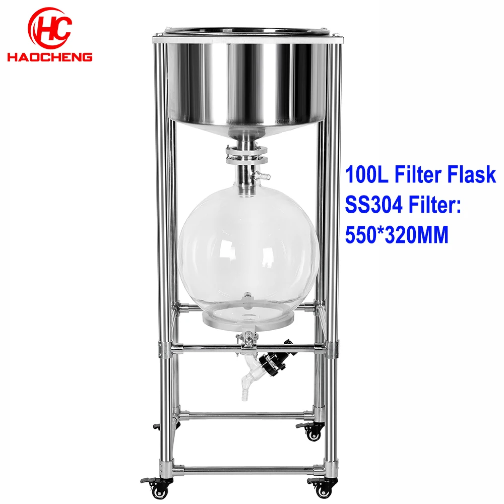

Free shipping 100L Buchner Funnel Nutsche Filter Vacuum Filtration