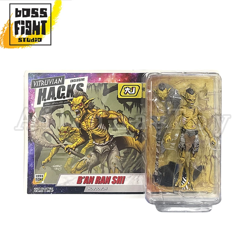 Фото Фигурка BFS 1/18 3,75 дюйма из серии Vitruvian H.A.C.K.S: Боевая фигурка Босса-файта B'an Ran Shi Hobgoblin, коллекционная модель аниме для подарка №1
