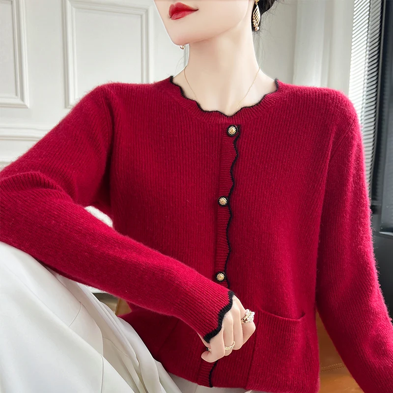 Новый кашемировый свитер женский на осень и зиму Толстый Пуловер из 100%