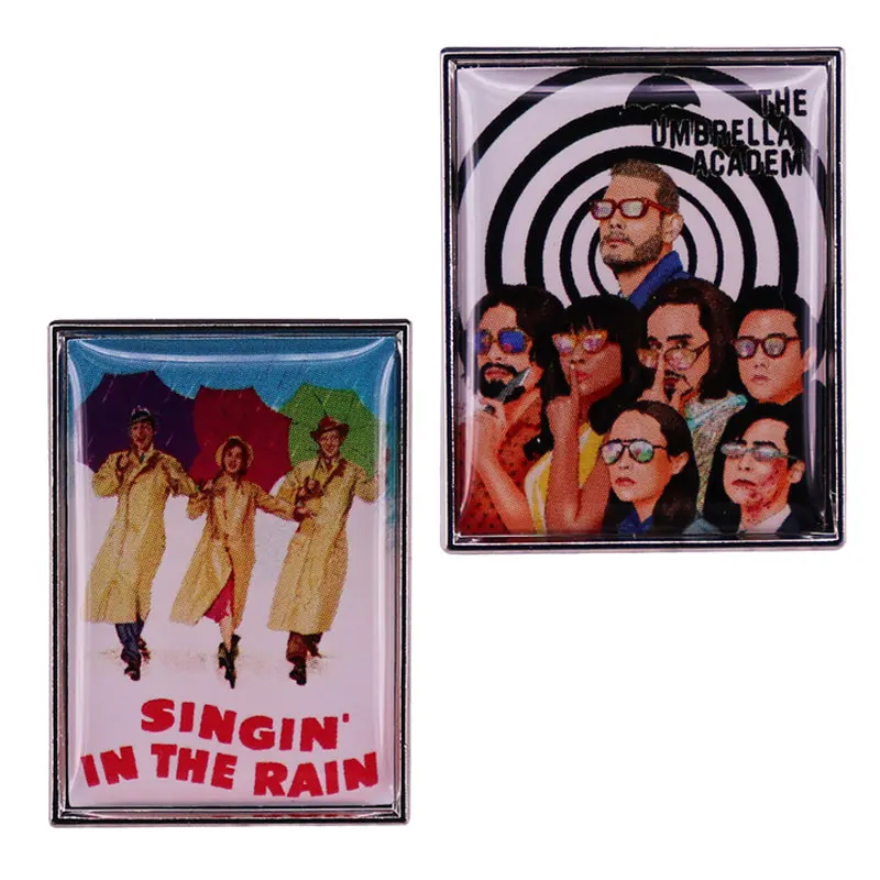 

Оригинальные комиксные фильмы, новые игры, эмалированные заколки, Коллекционирование букв, металлический рюкзак, шляпа, сумка, воротник, значки на лацкан